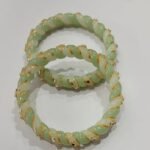 Twisted hoop bangles